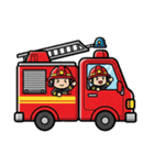 消防車LINEスタンプ（個別スタンプ：4）