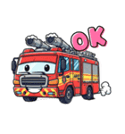 消防車LINEスタンプ（個別スタンプ：7）