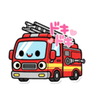 消防車LINEスタンプ（個別スタンプ：11）