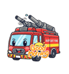 消防車LINEスタンプ（個別スタンプ：20）
