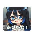 ブルーインナーカラープレミアムみなみ（個別スタンプ：27）