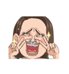 おもろ顔女子2（個別スタンプ：3）