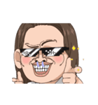 おもろ顔女子2（個別スタンプ：5）