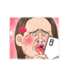 おもろ顔女子2（個別スタンプ：16）