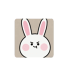 ニコニコハッピーラビット（個別スタンプ：12）