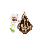 ソフトクリームのgreeting！！！  ②（個別スタンプ：4）