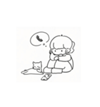 ねこ様と女（個別スタンプ：5）