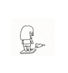 ねこ様と女（個別スタンプ：6）