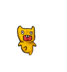 なぞの小オニ4（動く）（個別スタンプ：5）