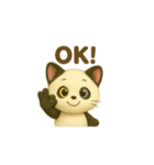 動く黒猫アルビと仲間たち（個別スタンプ：4）