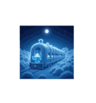 Mystic Winter Train 幻想的な冬の列車（個別スタンプ：6）