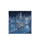 Mystic Winter Train 幻想的な冬の列車（個別スタンプ：12）