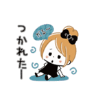 動く♡やる気がでない★おだんごガール（個別スタンプ：7）