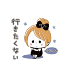 動く♡やる気がでない★おだんごガール（個別スタンプ：8）