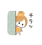 動く♡やる気がでない★おだんごガール（個別スタンプ：9）
