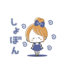 動く♡やる気がでない★おだんごガール（個別スタンプ：21）