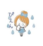 動く♡やる気がでない★おだんごガール（個別スタンプ：22）