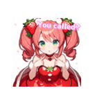 ベリースイートな苺姫日常スタンプ 英語ver（個別スタンプ：6）