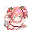 ベリースイートな苺姫日常スタンプ 英語ver（個別スタンプ：12）