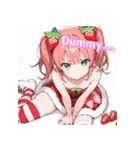 ベリースイートな苺姫日常スタンプ 英語ver（個別スタンプ：16）