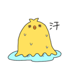 溶けているトリ（個別スタンプ：3）