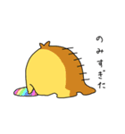 溶けているトリ（個別スタンプ：24）