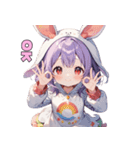 ゆるふわうさぴょん（個別スタンプ：14）