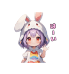 ゆるふわうさぴょん（個別スタンプ：28）