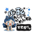 3D色んな髪色の派手かわ毎日送れるスタンプ（個別スタンプ：20）