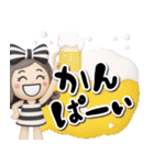 3D色んな髪色の派手かわ毎日送れるスタンプ（個別スタンプ：28）