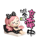 3D色んな髪色の派手かわ毎日送れるスタンプ（個別スタンプ：29）