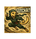 忍々！忍者レトリーバー（個別スタンプ：24）