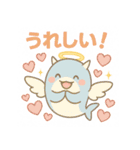 ボケてツッコむ！？サメ天使の爆笑スタンプ（個別スタンプ：3）