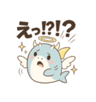 ボケてツッコむ！？サメ天使の爆笑スタンプ（個別スタンプ：7）