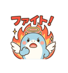 ボケてツッコむ！？サメ天使の爆笑スタンプ（個別スタンプ：11）