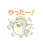 サメ天使のズコーッ！爆笑ギャグ劇場（個別スタンプ：4）