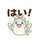 サメ天使のズコーッ！爆笑ギャグ劇場（個別スタンプ：8）