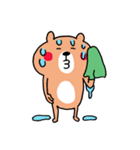 やべえ暑さの夏から秋のくまさん（個別スタンプ：2）