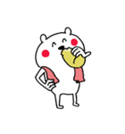 やべえ暑さの夏から秋のくまさん（個別スタンプ：7）