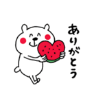 やべえ暑さの夏から秋のくまさん（個別スタンプ：13）