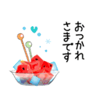 普通に大人女子7（真夏の日常編）（個別スタンプ：7）