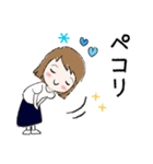 普通に大人女子7（真夏の日常編）（個別スタンプ：18）