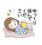 普通に大人女子7（真夏の日常編）（個別スタンプ：21）