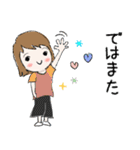 普通に大人女子7（真夏の日常編）（個別スタンプ：38）