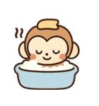 英語で伝えるお猿のスタンプ（個別スタンプ：35）