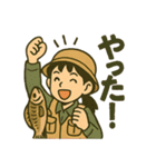 頑張る女子釣り部（個別スタンプ：6）
