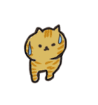 日本猫の日常使いデカ文字スタンプ（個別スタンプ：35）