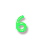 【数字】時間の連絡‼️4【ぷっくり】（個別スタンプ：7）