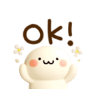 とびだす♪ぷくぷく3D♪まるにゃん♪（個別スタンプ：4）