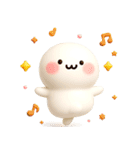 とびだす♪ぷくぷく3D♪まるにゃん♪（個別スタンプ：17）